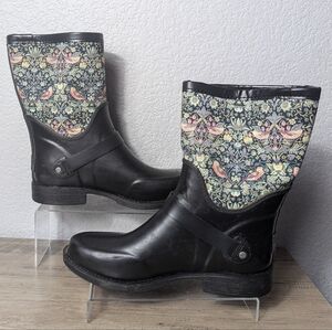 UGG Sivada Strawberry Thief Liberty Print Rain Boot Sz. 7 Wellies Collaboration